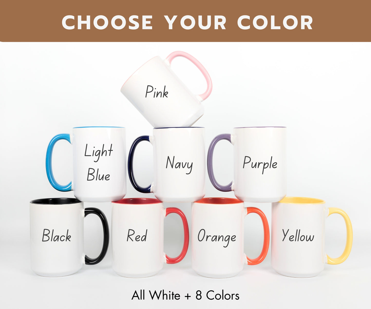 Custom Name Mug with Heart, Personalized Name Mug