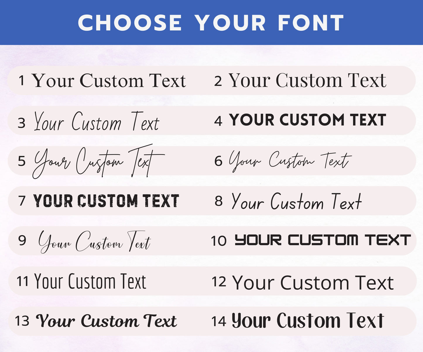 Custom Text Mug, Personalized Coffee Mug