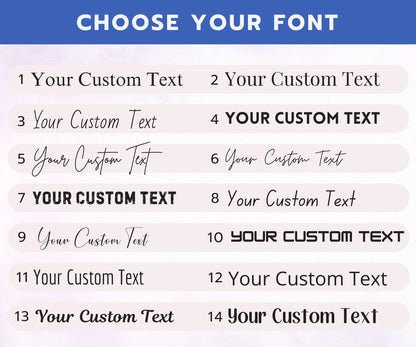 Custom Text Mug, Personalized Coffee Mug