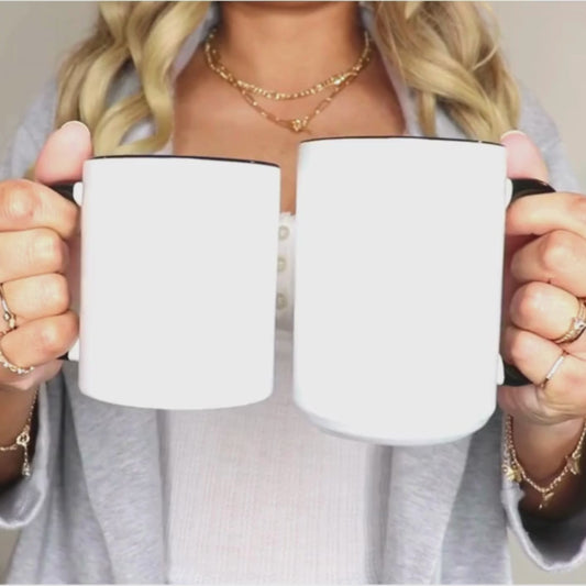 Custom Text Mug, Personalized Coffee Mug